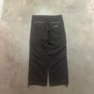Vintage men's black guess jeans baggy track pants parachute wide leg 90s‎ xl
